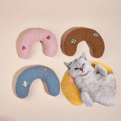 Coussins pour animaux de compagnie en forme de U