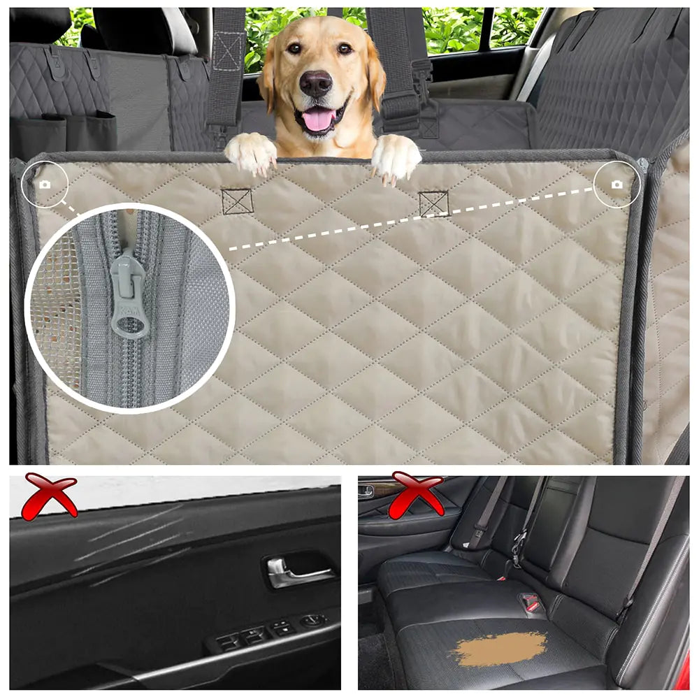 Housse de siège de voiture imperméable pour chien PETRAVEL